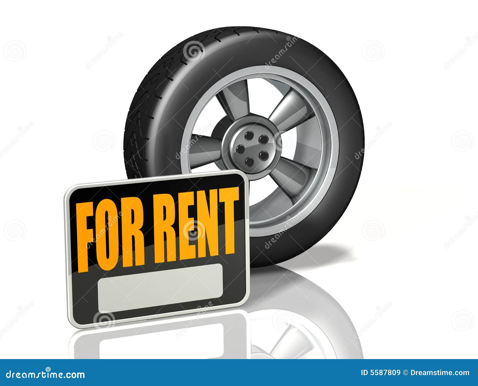 Wheel Icon for Rent stock illustration. Illustration of borrow 5587809