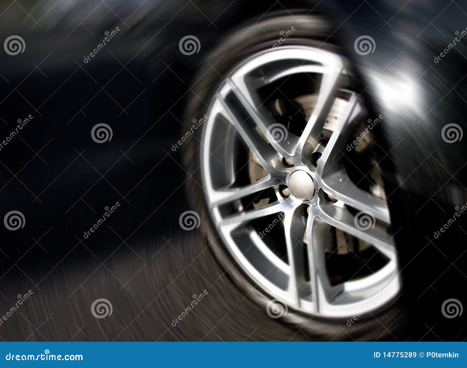 Wheel Rim in Motion stock image. Image of brake, disk 14775289
