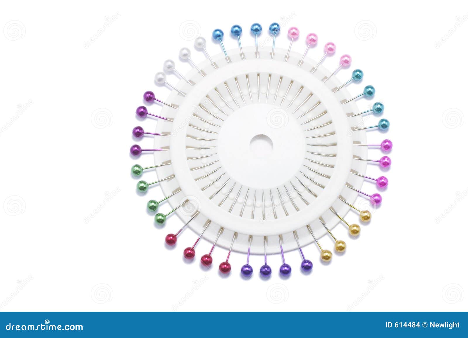 Wheel of Sewing Pins stock photo. Image of needles, craft - 614484