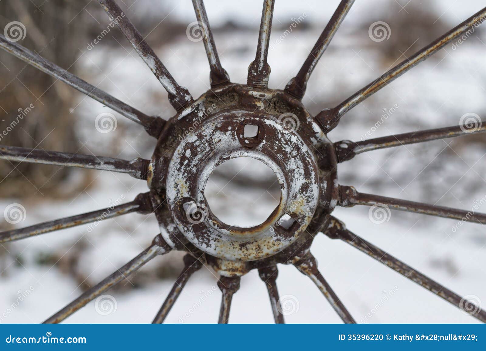Wheel sprocket and spokes stock photo. Image of vintage 35396220