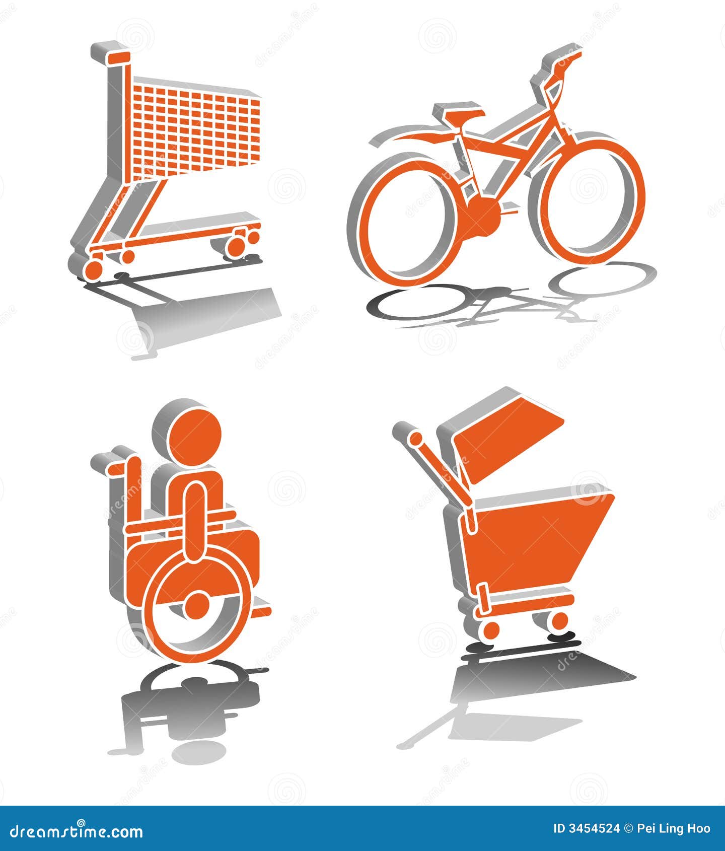 Wheel Transportation stock vector. Illustration of shadow 3454524