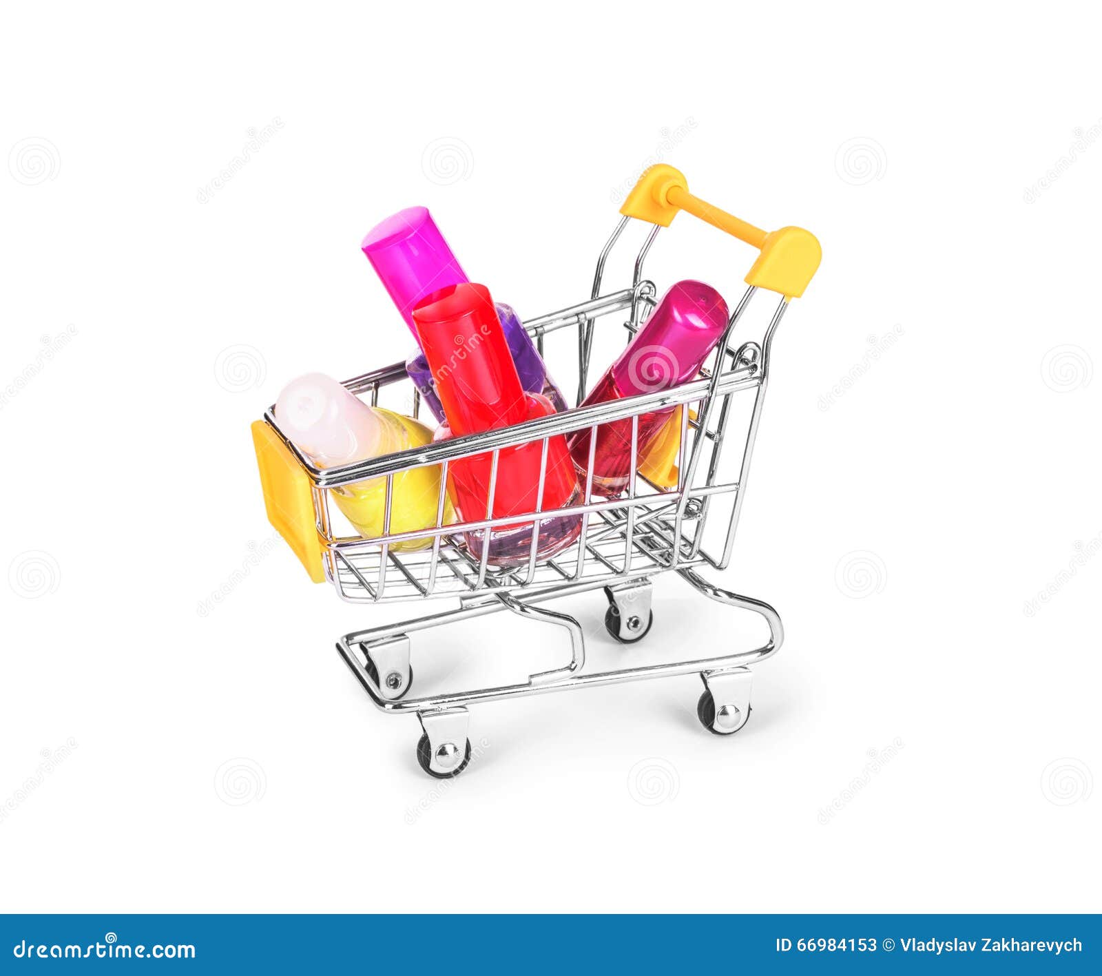 Wheelbarrow with Nail Polish Stock Image Image of object, fashion