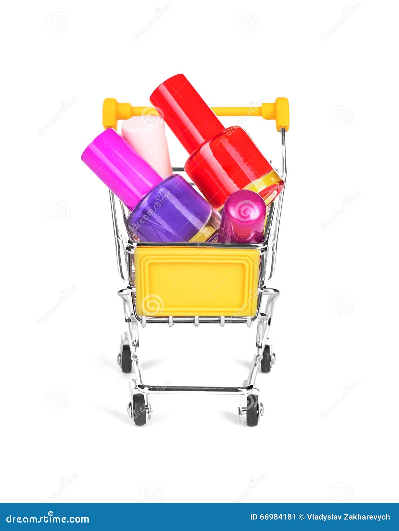 Wheelbarrow with Nail Polish Stock Image Image of bright, color 66984181