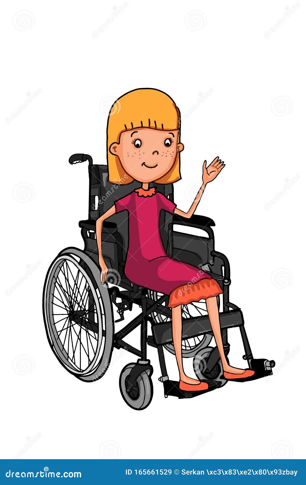 pics Drawing Wheel Chair Cartoon https www dreamstime com wheelchair illustration drawing sitting cute cartoon characters girl speech bubble colors background wheelchair image165661529