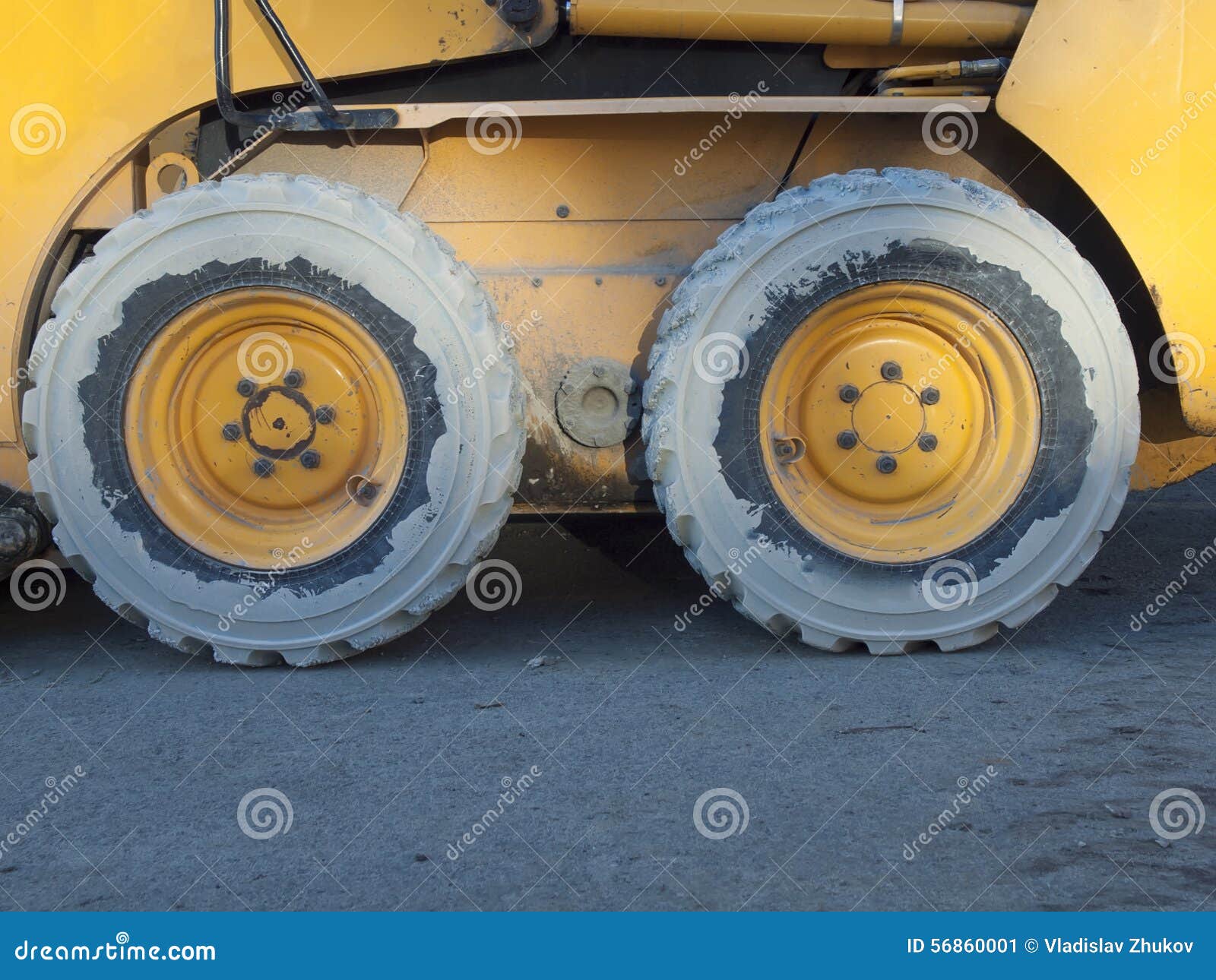 The Wheels of Industrial Machinery . Stock Image Image of construction, movement 56860001