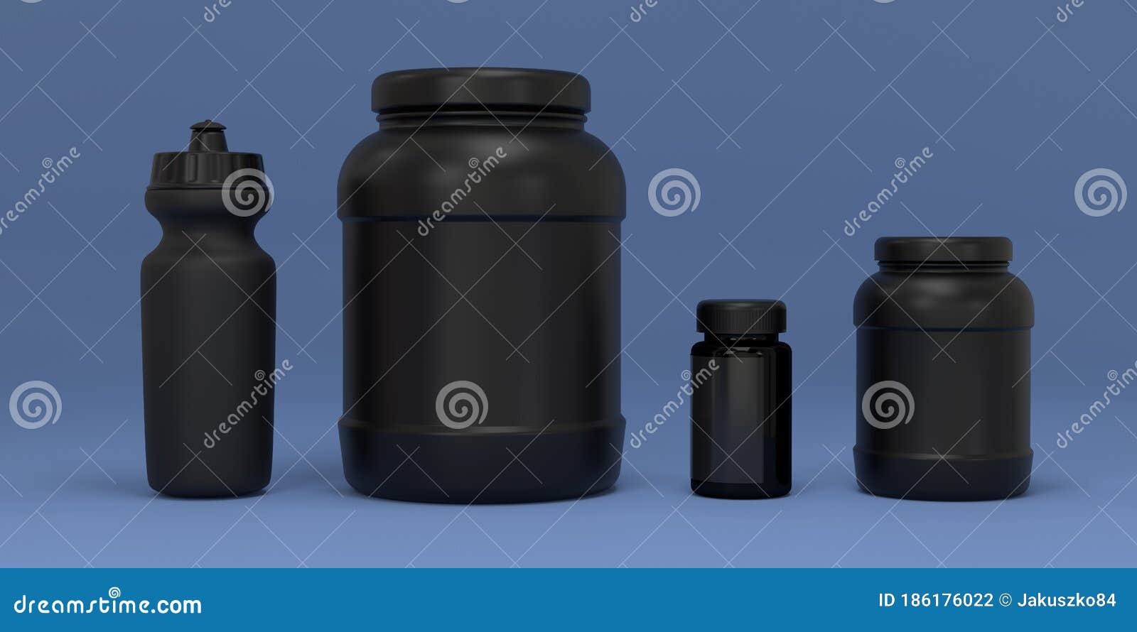 Empty protein powder container Stock Photo by ©michaklootwijk 69383153