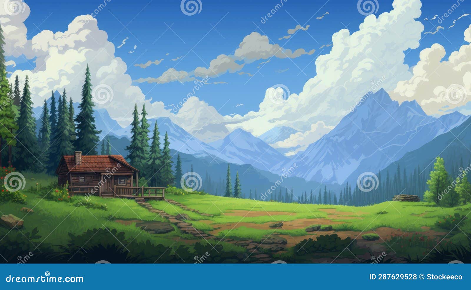 Wallpaper Anime, Winter, Blue, Atmosphere, Mountain, Background - Download  Free Image