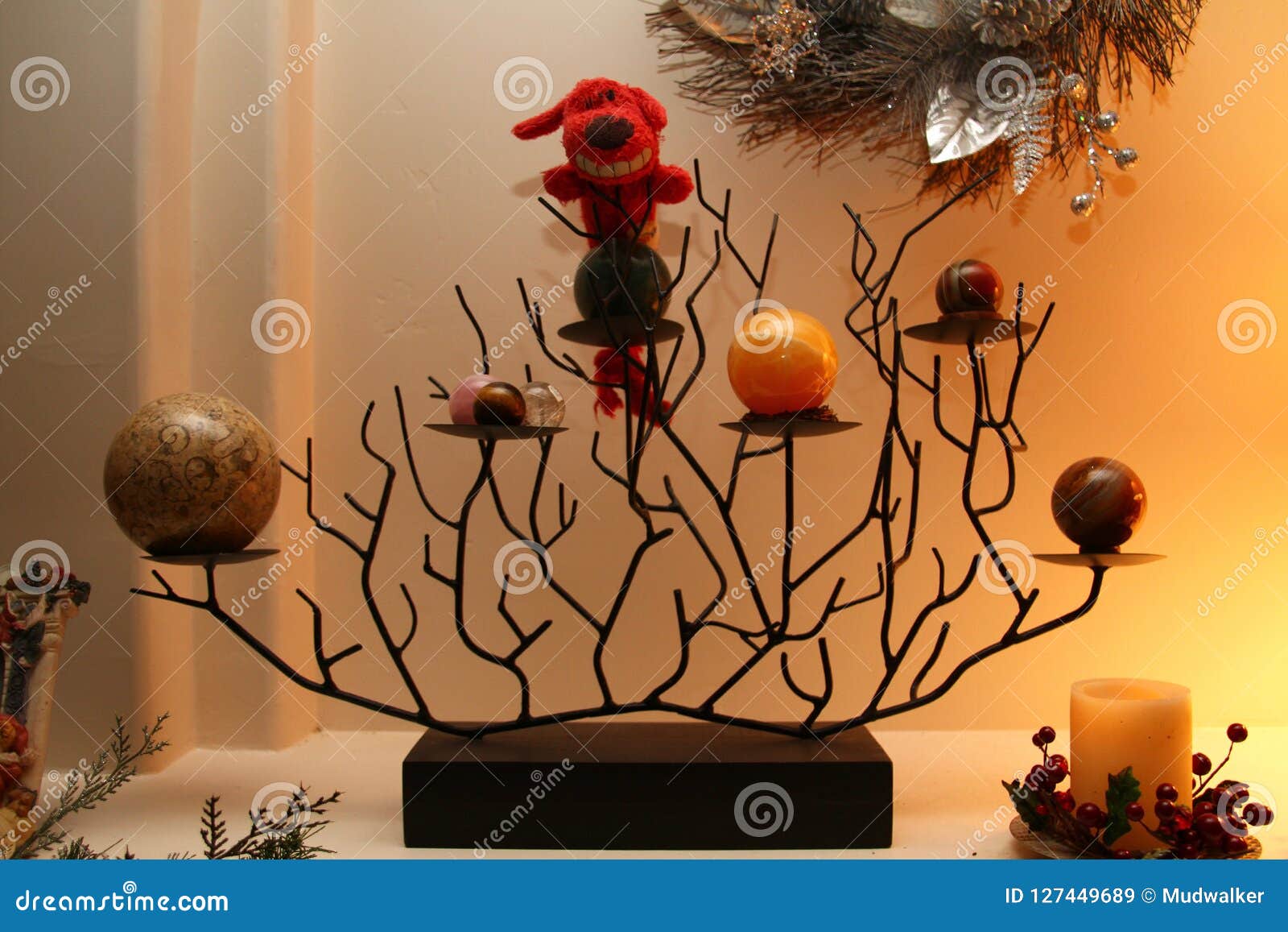 Whimsical Christmas Decorations Stock Image Image Of Stuffed