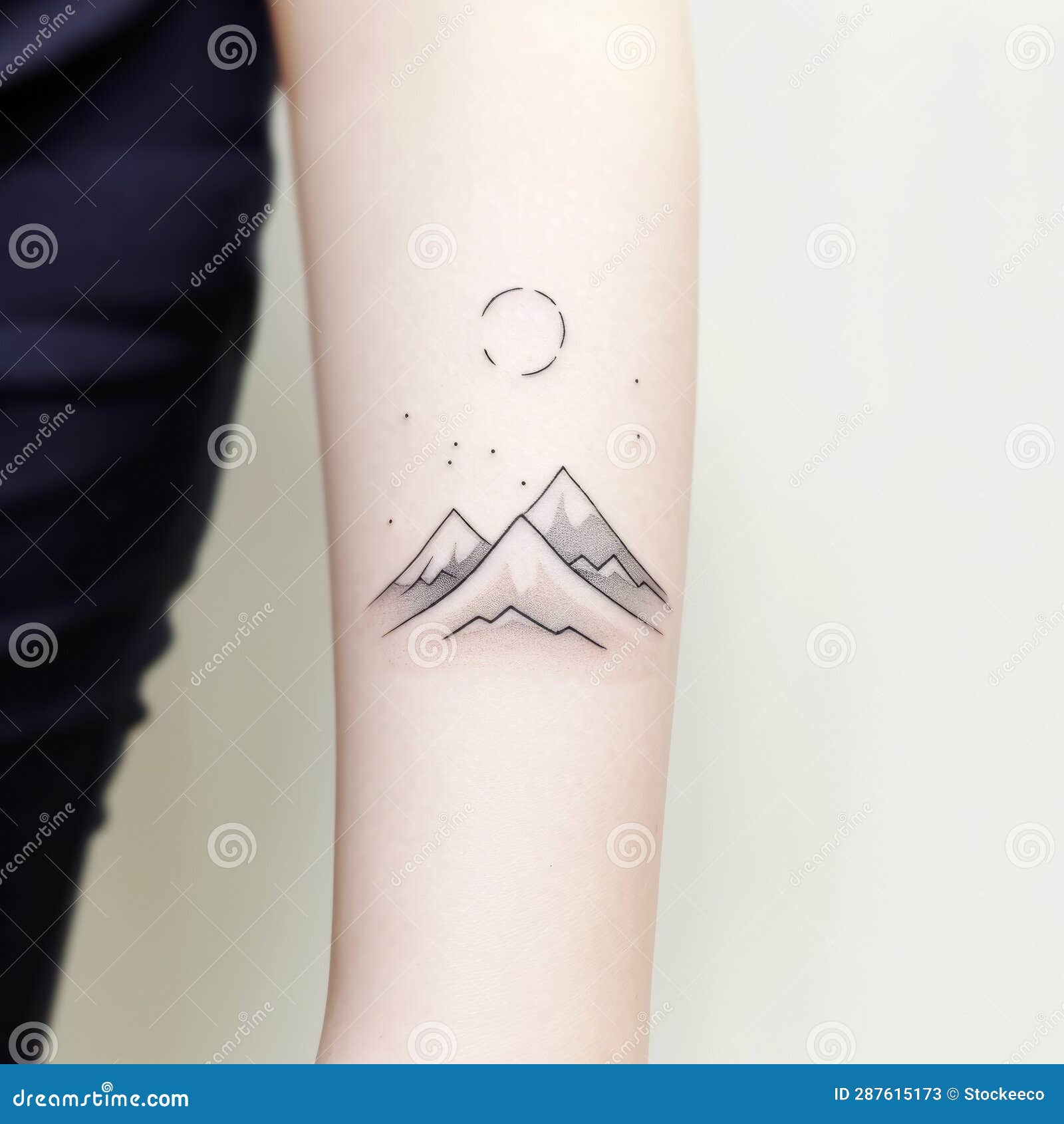 Tattoo Ideas — Minimal Mountain Tattoo ...
