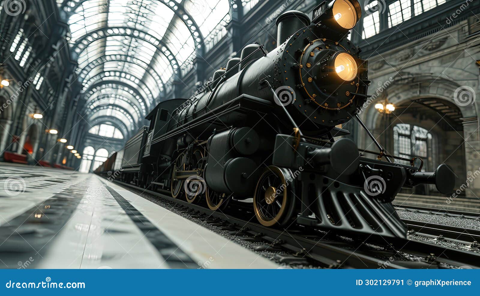 whimsical timetraveling trains