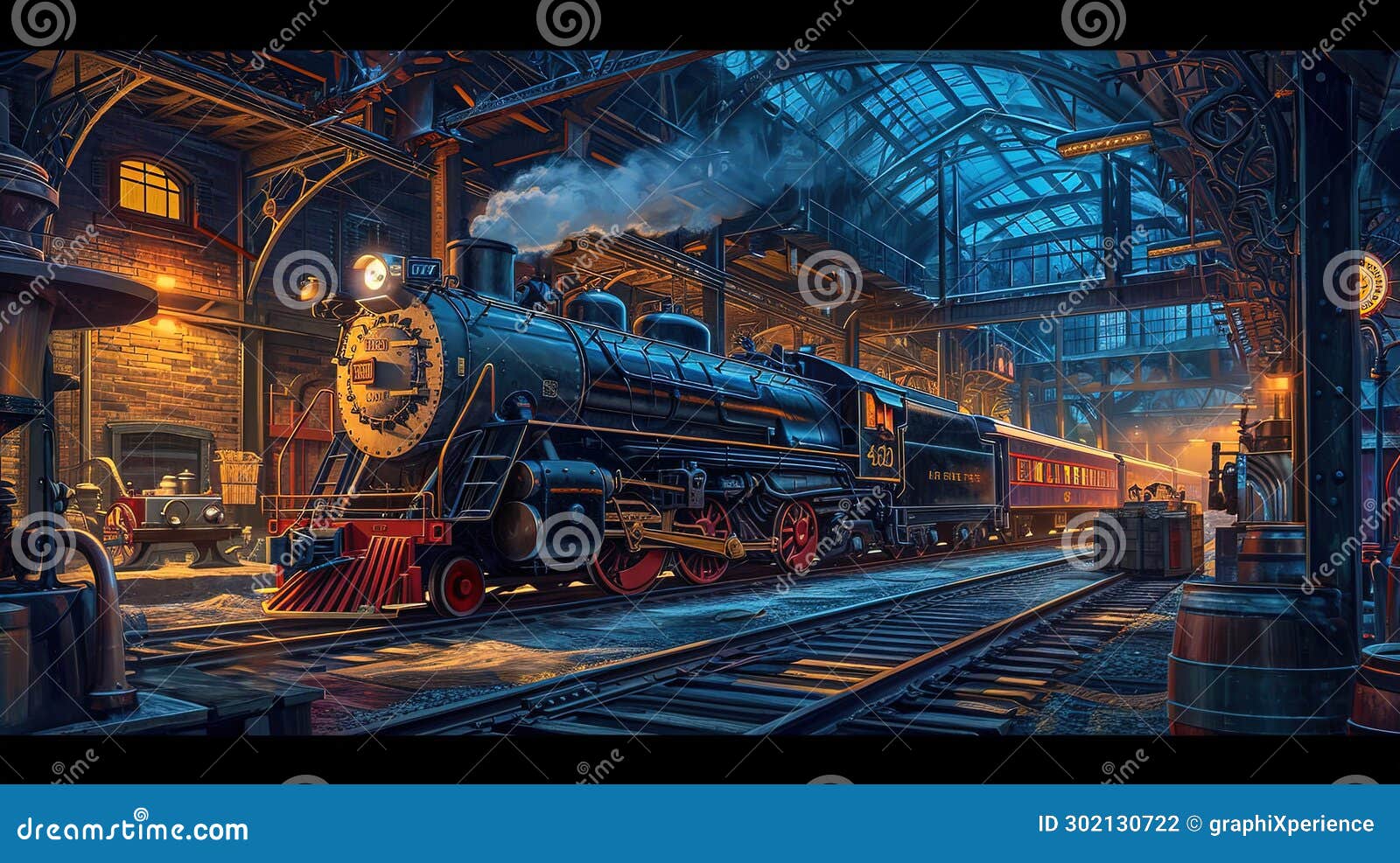 whimsical timetraveling trains