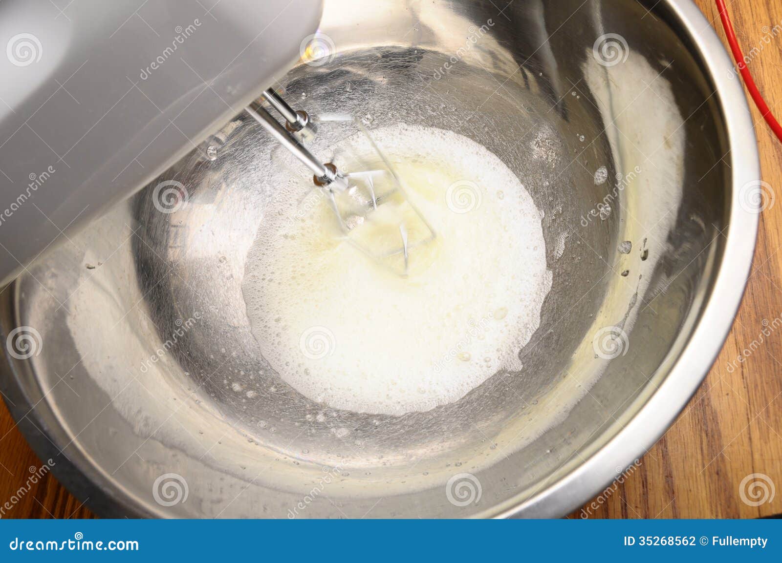 Whip the egg whites stock photo. Image of whip, home 35268562