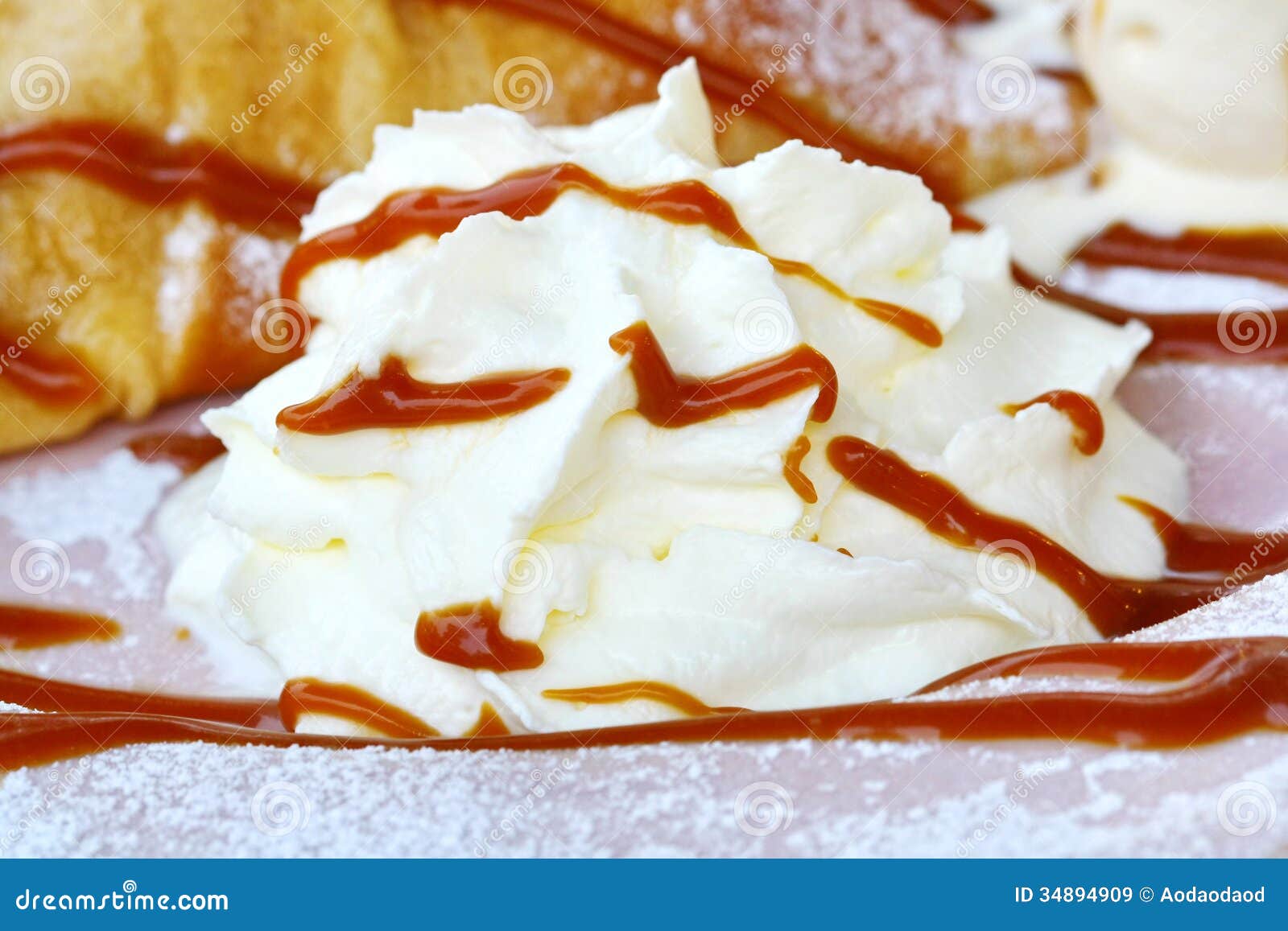 Whipped cream stock image. Image of closeup, bakery, chocolate 34894909