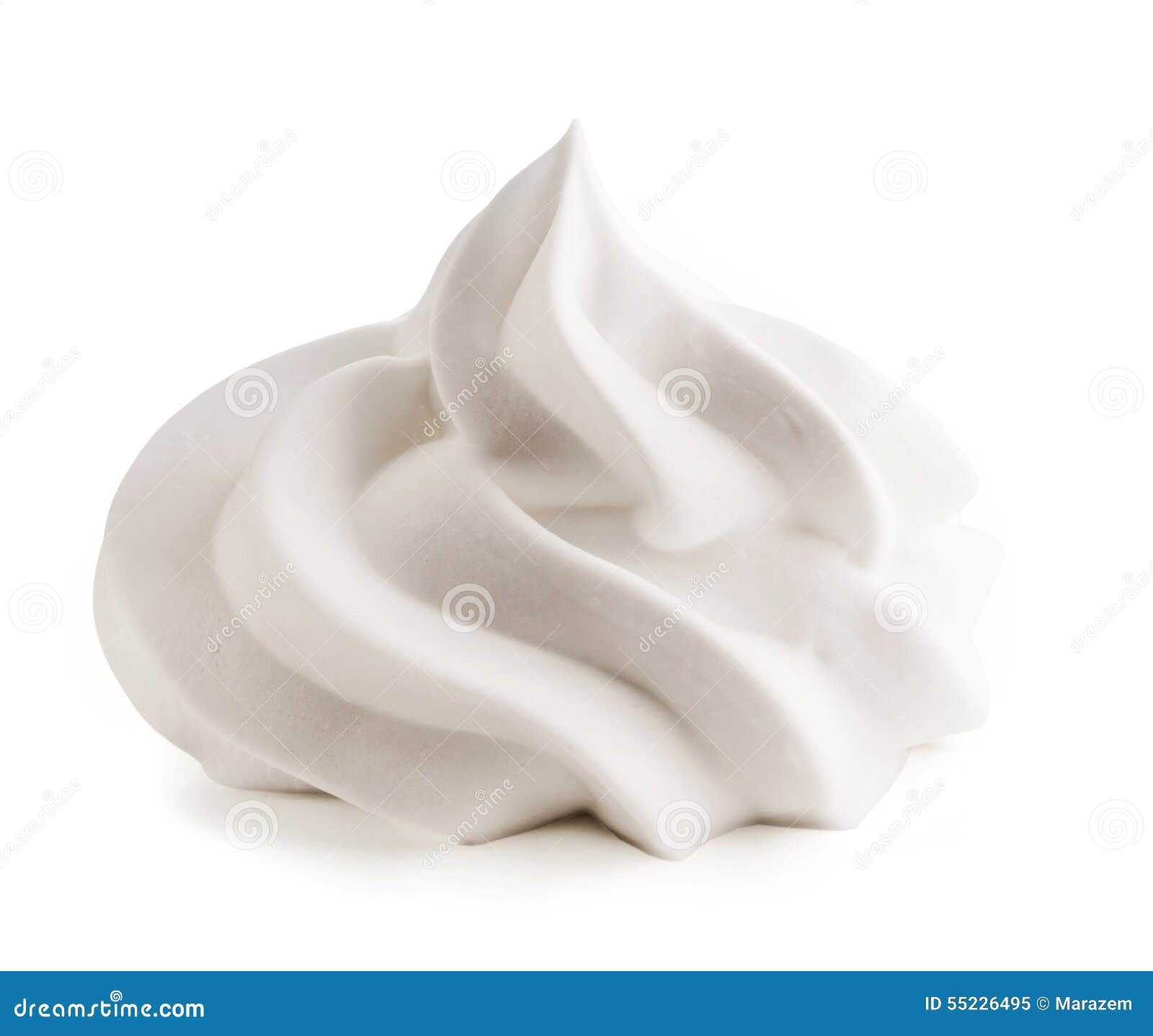 Whipped eggs whites stock image. Image of sundae, isolated 55226495