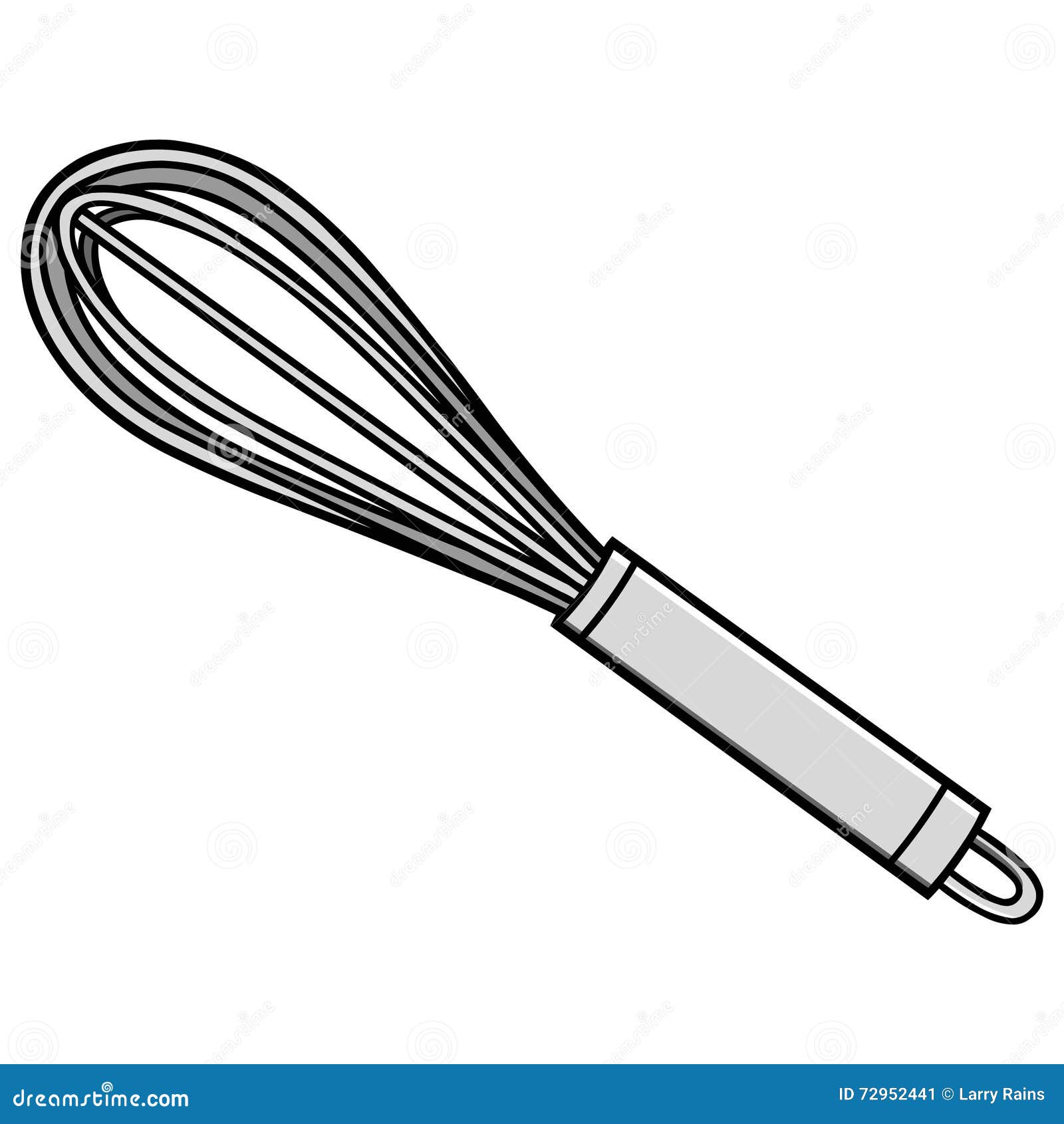 Whisk stock vector. Illustration of kitchen, whisk, cartoon 72952441