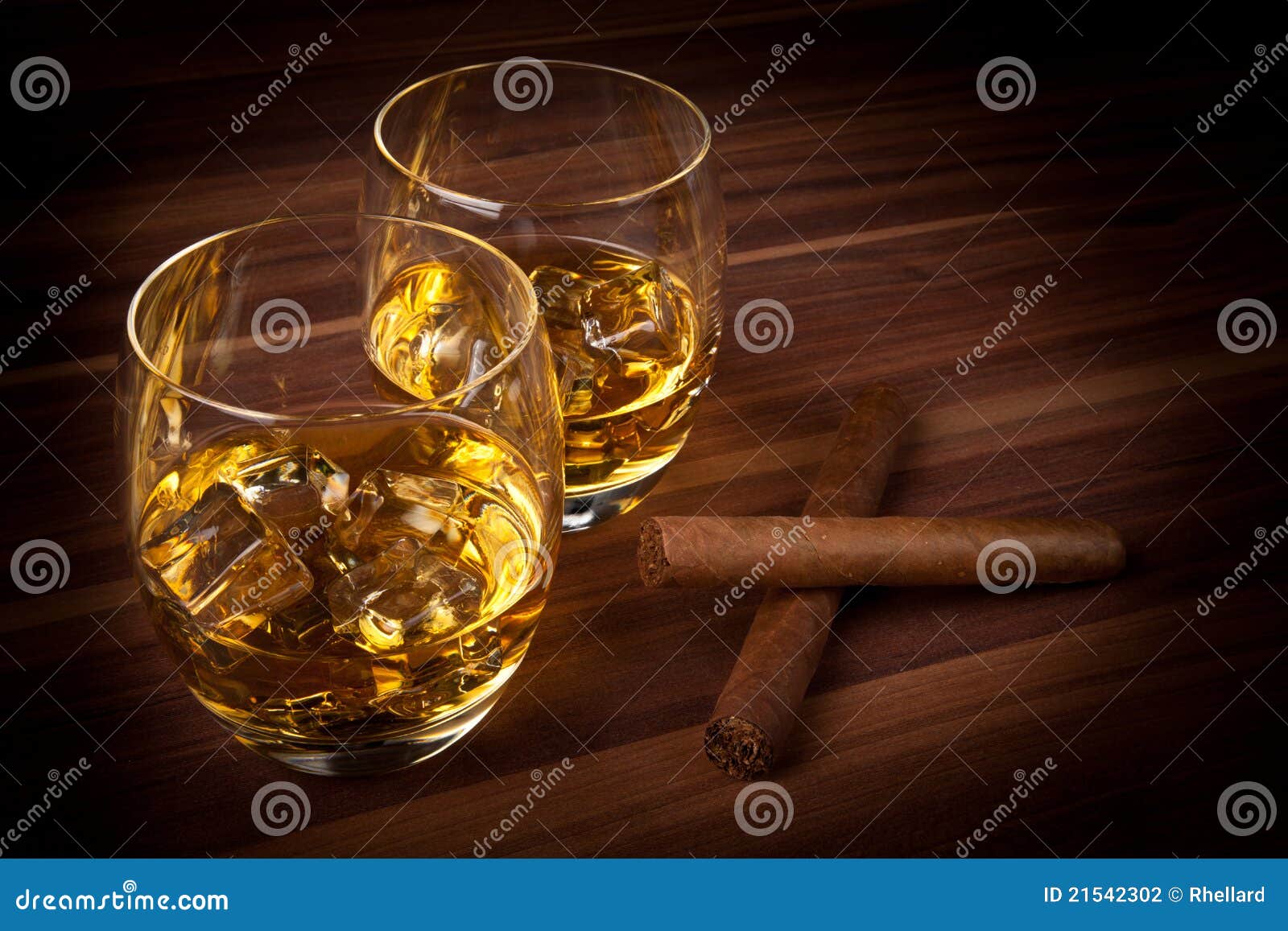 whiskey with cigars