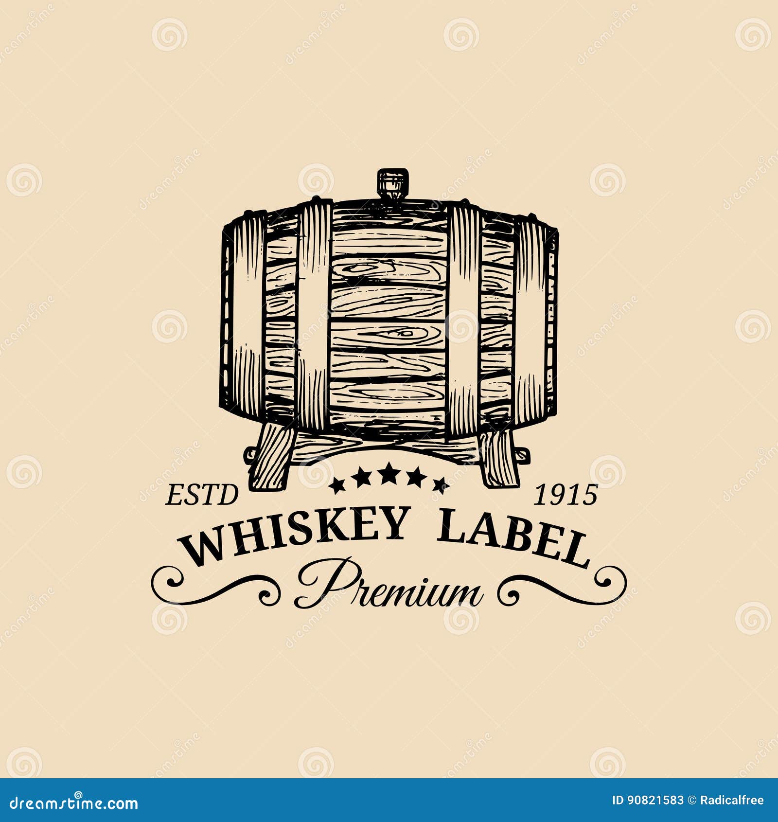 Whiskey Barrel Logo Vector Stock Illustrations – 2,170 Whiskey