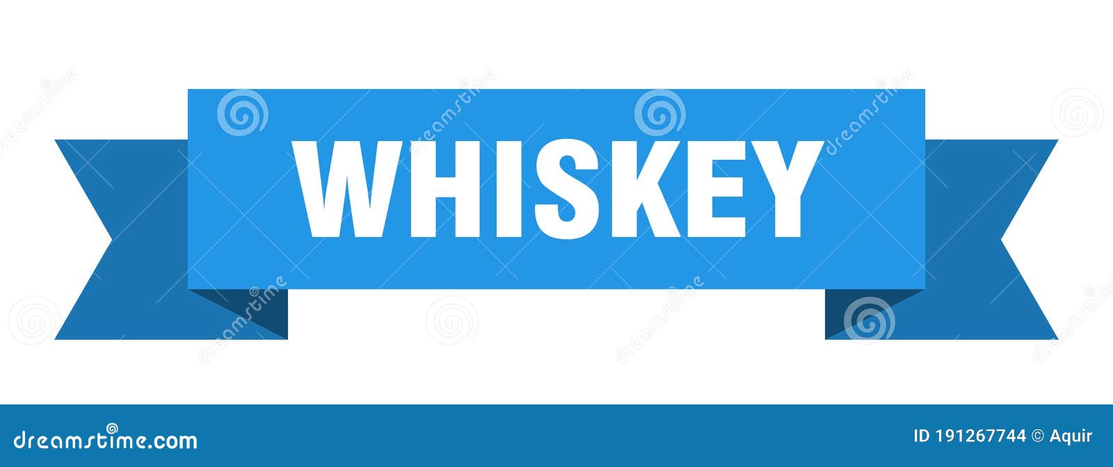Whiskey ribbon. stock vector. Illustration of template 191267744