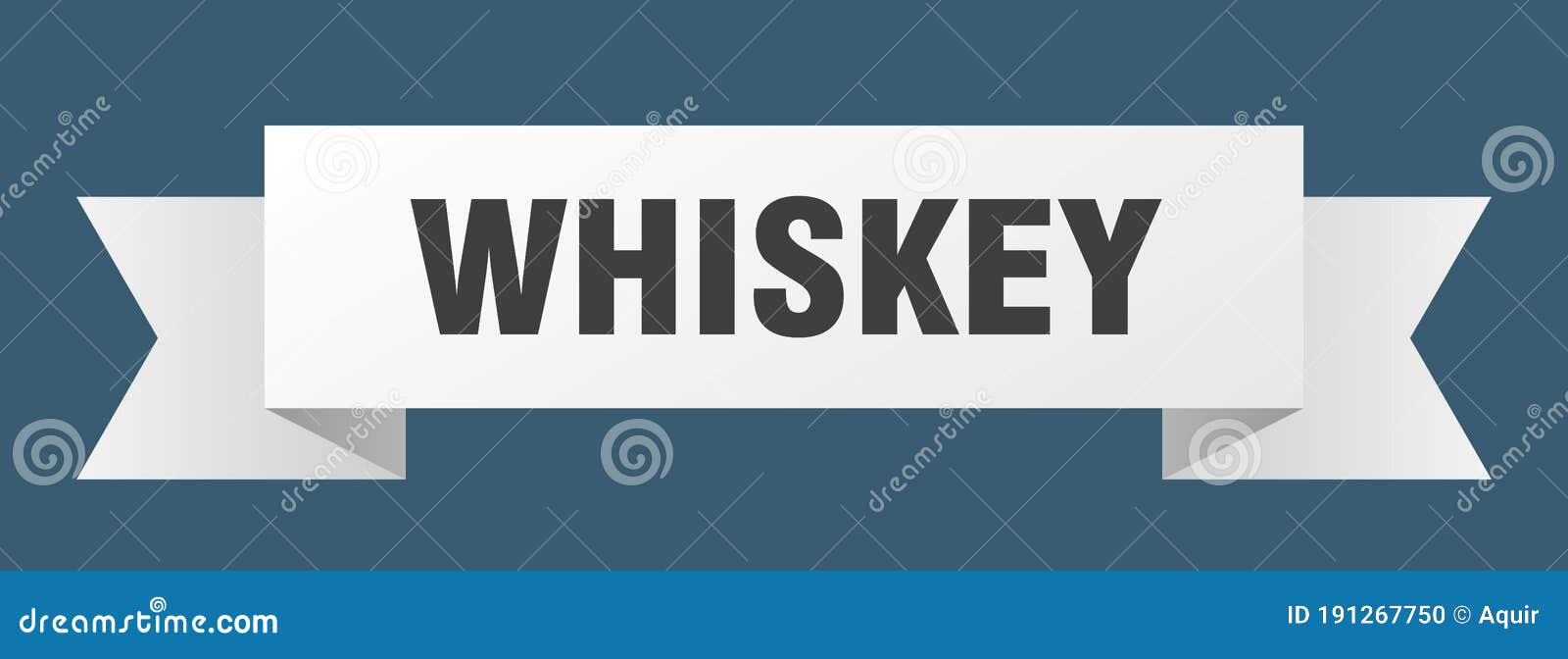 Whiskey ribbon. stock vector. Illustration of delicious 191267750