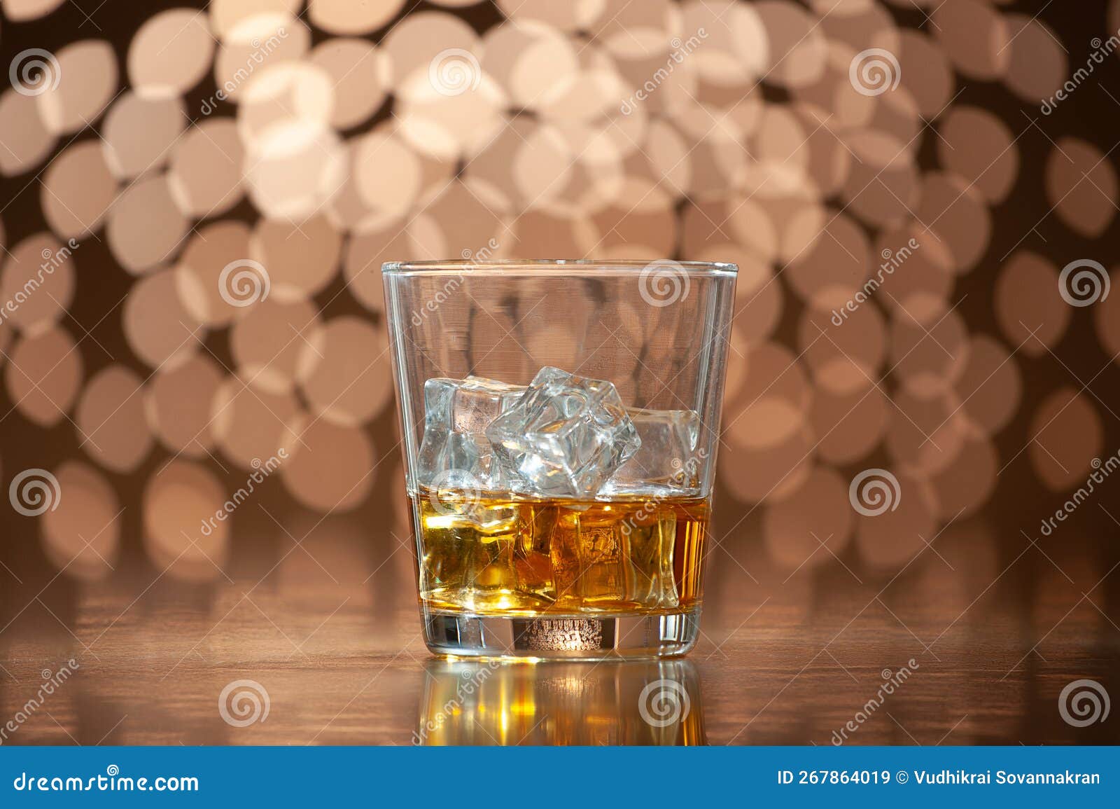 Whiskey on the rocks stock image. Image of whiskey, copy 267864019