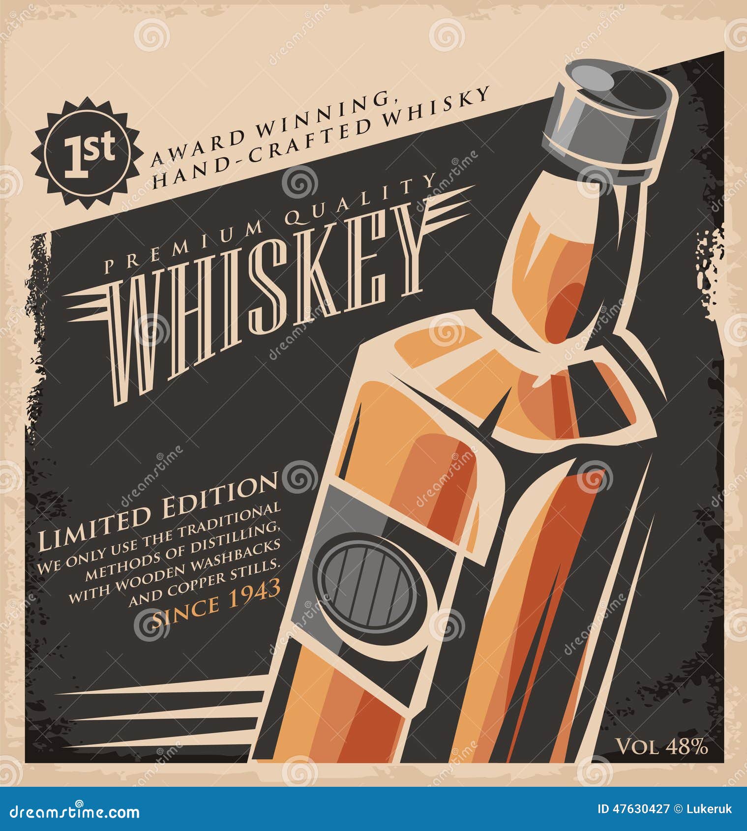 whiskey vintage poster 