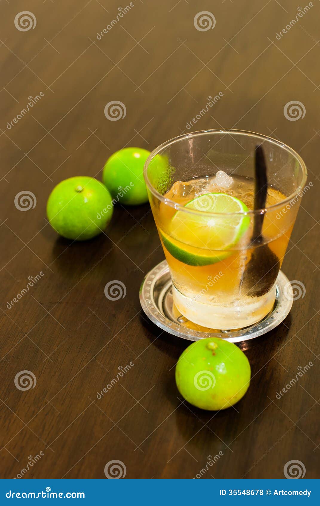 Whisky Sour Cocktail with Lime Stock Photo Image of cold, slice 35548678
