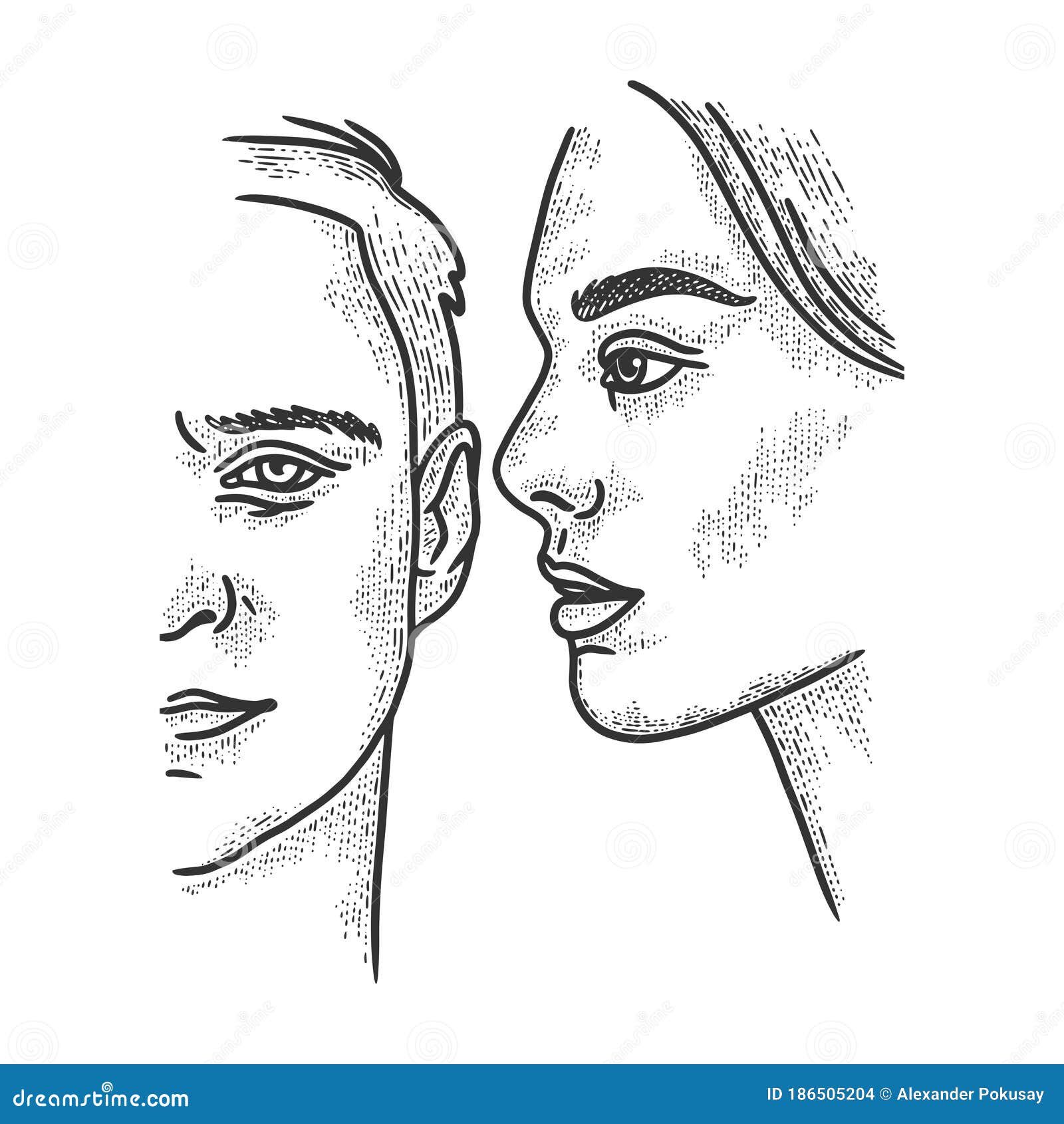 Whispering In Ear Drawing Reference Valhein Wallpaper