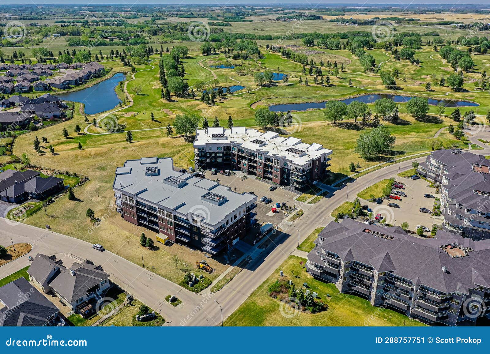 Whispers from Above the Willows, Saskatoon, Saskatchewan Stock Image