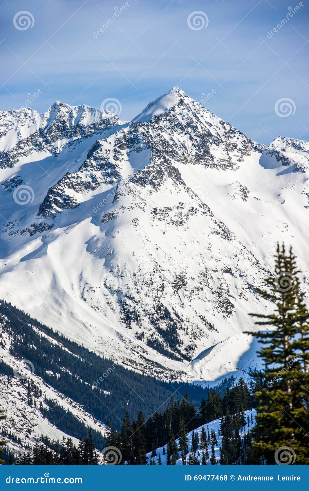 Whistler. Columbia Britânica bonito, canadense Montanhas Rochosas, assobiador