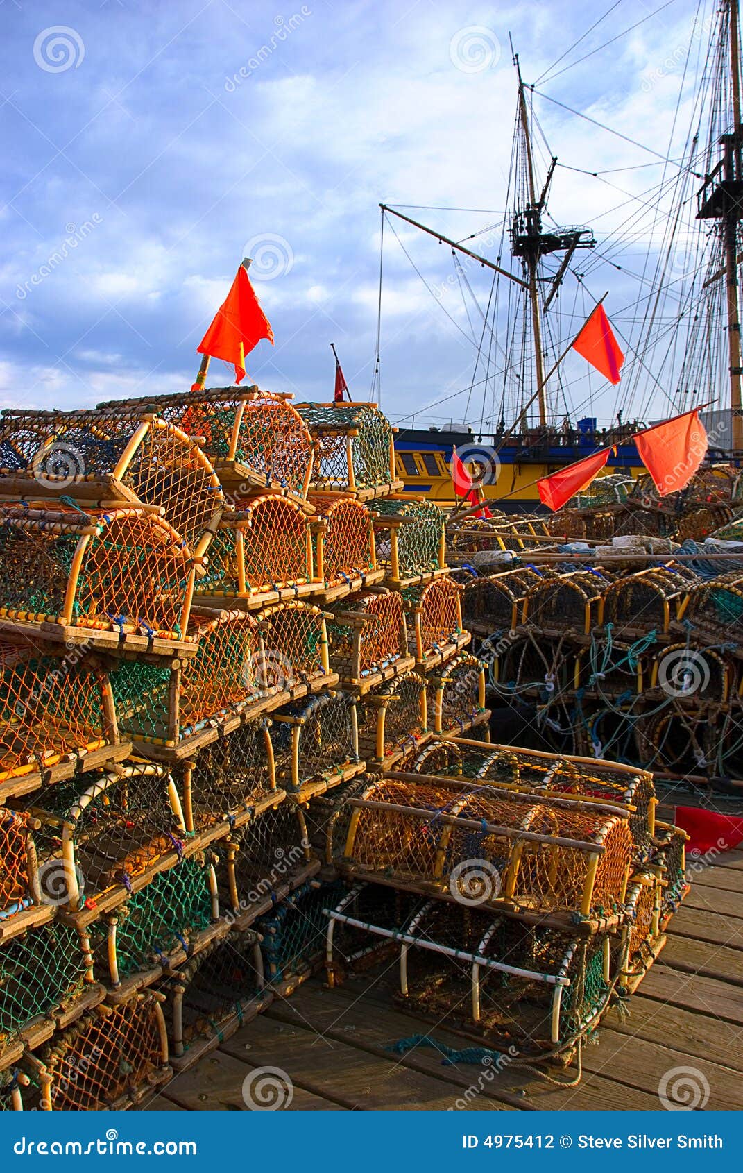 Whitby Lobster Pots Stock Photography - Image: 4975412