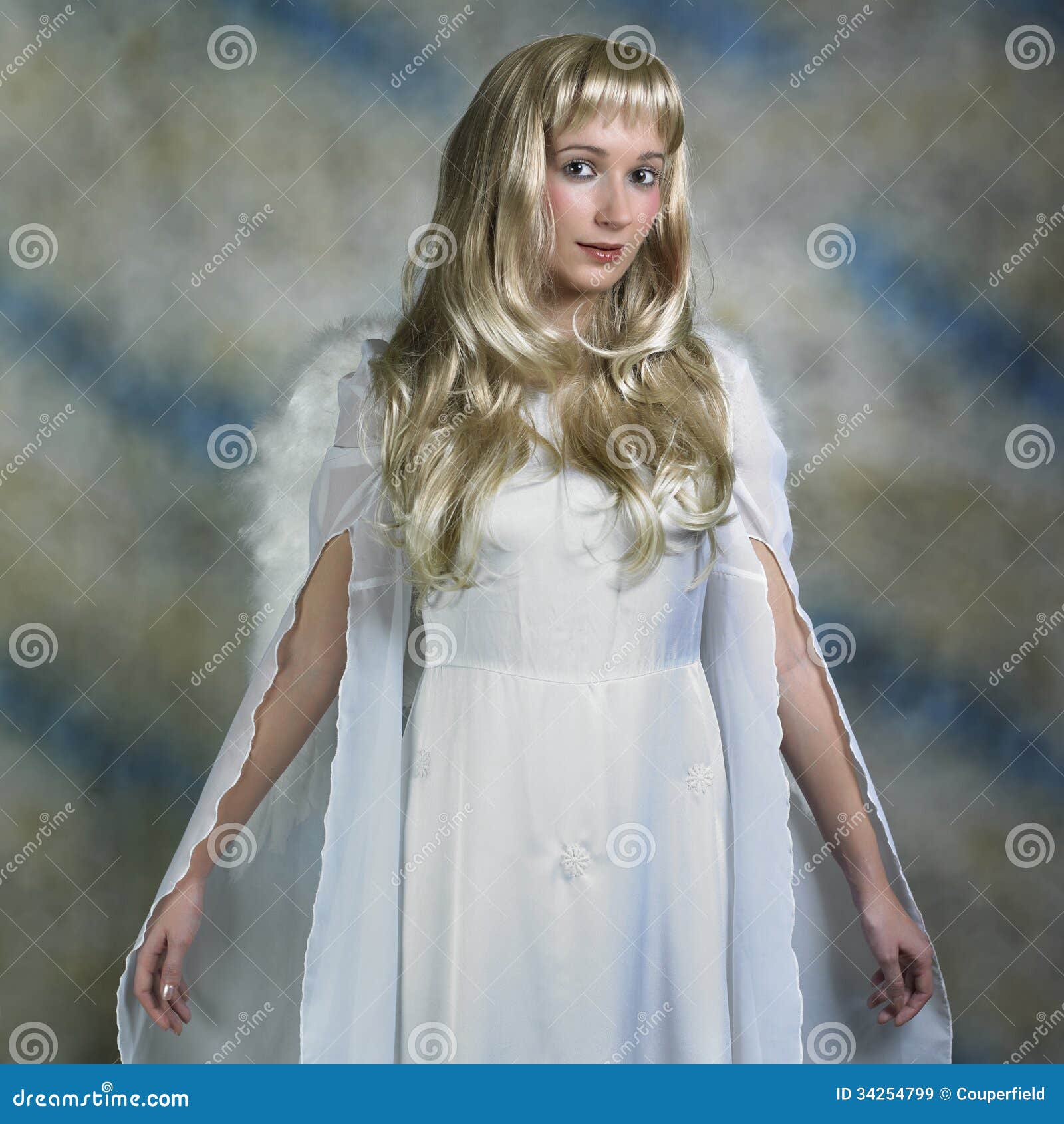 White Angel Stock Image Image Of Hair Myths Christmas 34254799