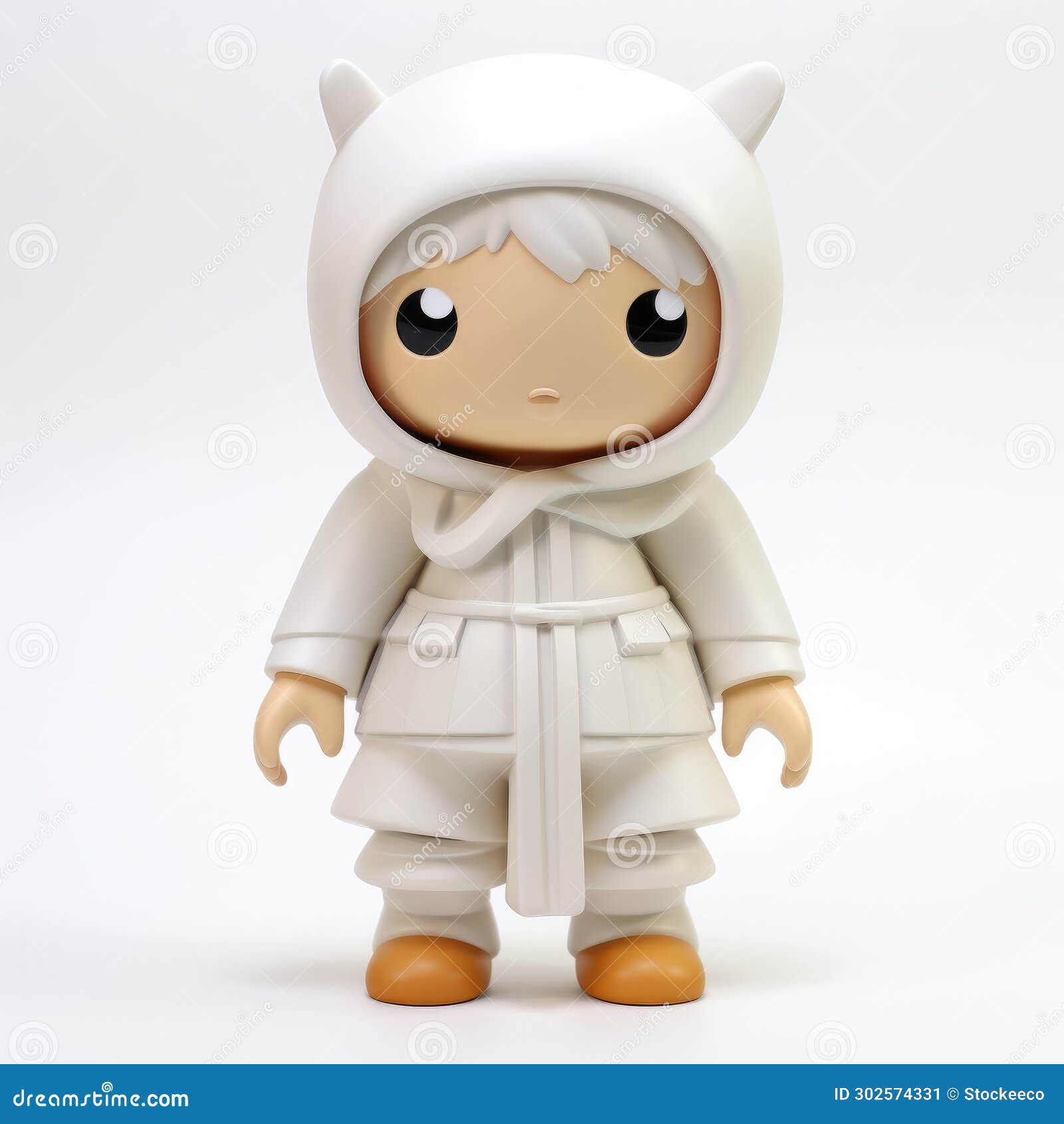 elijah vinyl toy in liam wong style with elf robe hat