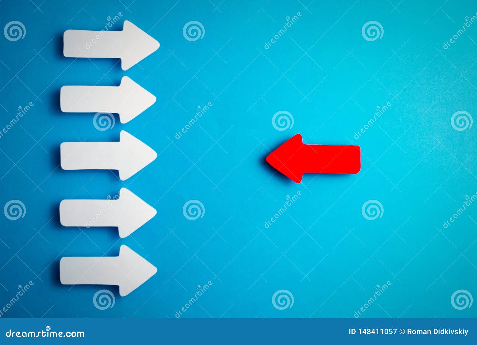 White Arrows on a Blue Background Stock Image Image of design, selfdevelopment 148411057