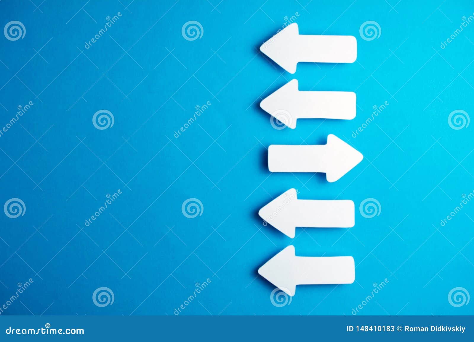 White Arrows on a Blue Background Stock Image Image of forward, symbol 148410183
