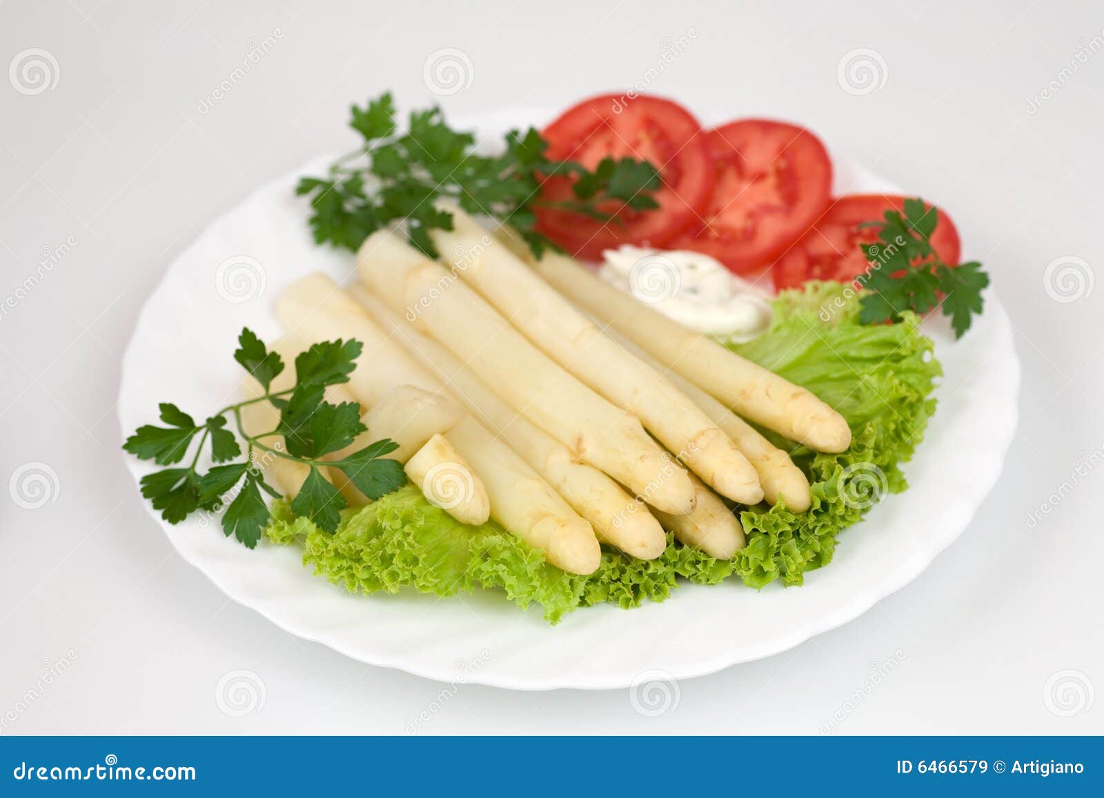 White asparagus stock image. Image of lunch, vegetarian 6466579