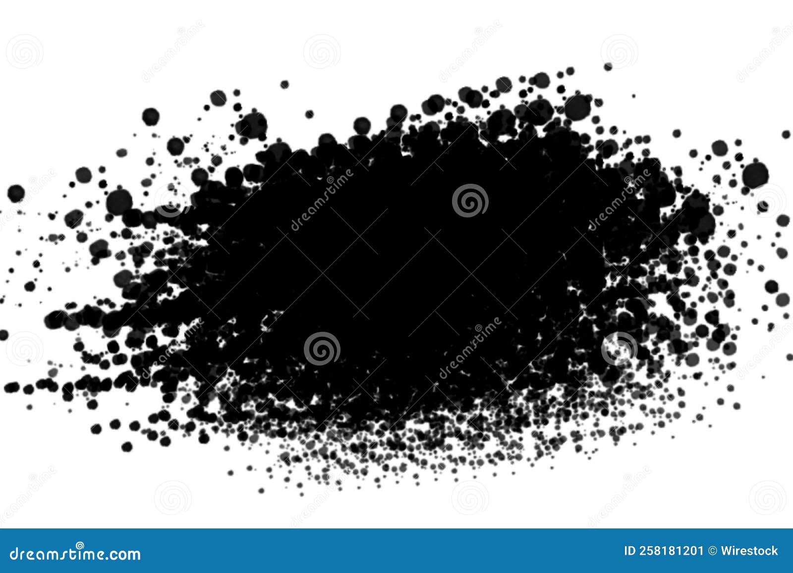 White Background with Black Paints Stock Illustration - Illustration of