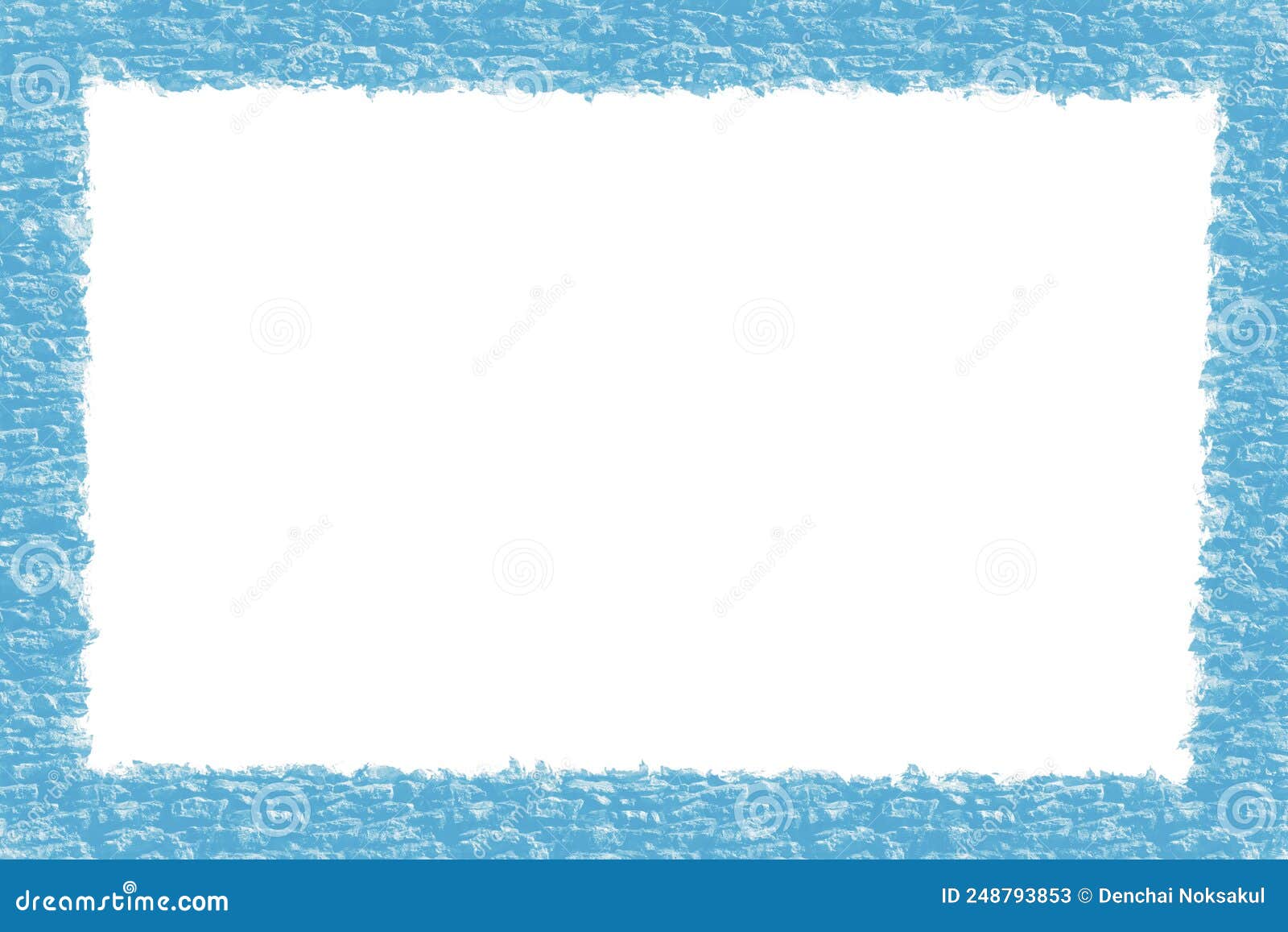 White Background with Blue Frame Stock Illustration Illustration of