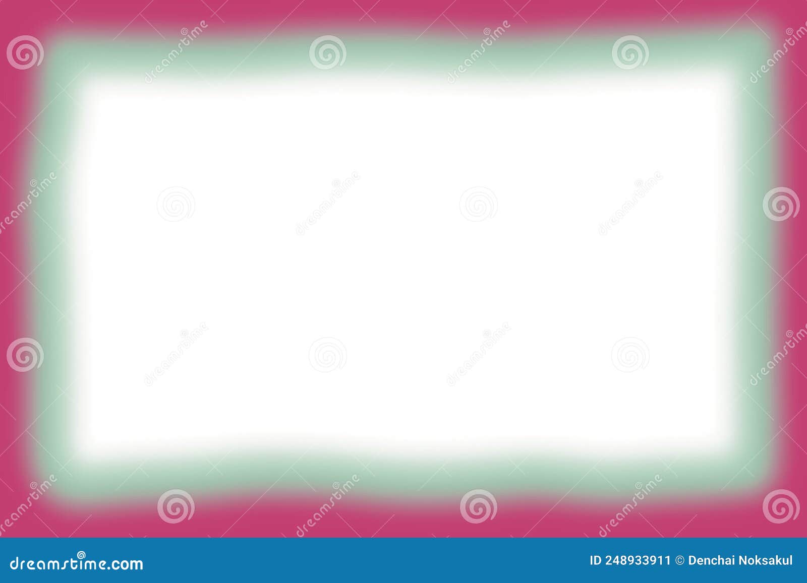 White Background with Mint Green Border, Red Gradient Towards the