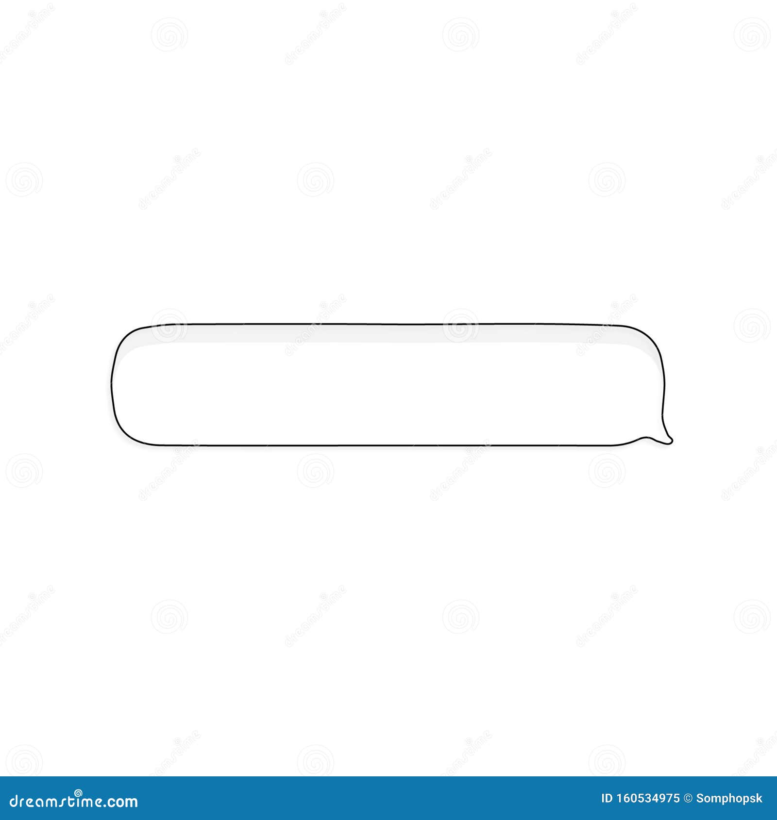 The White Balloon Text Or Chat Box Stock Illustration Illustration Of Application Text