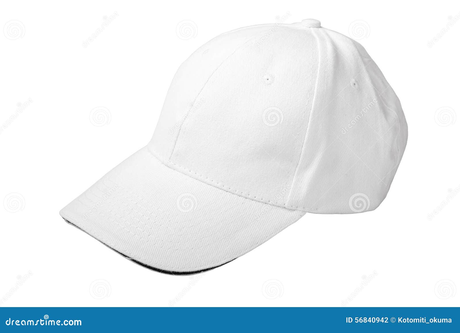 White baseball cap stock photo. Image of modern, accessory - 56840942