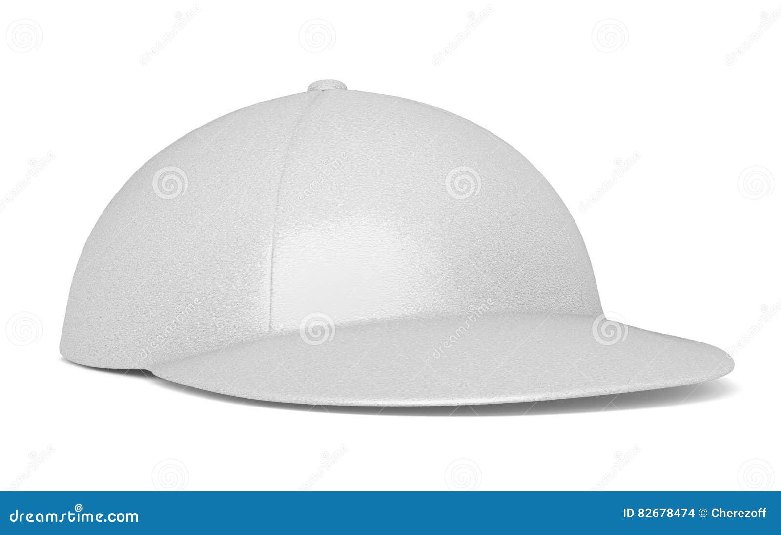 White Baseball Hat stock illustration. Illustration of cloth - 82678474