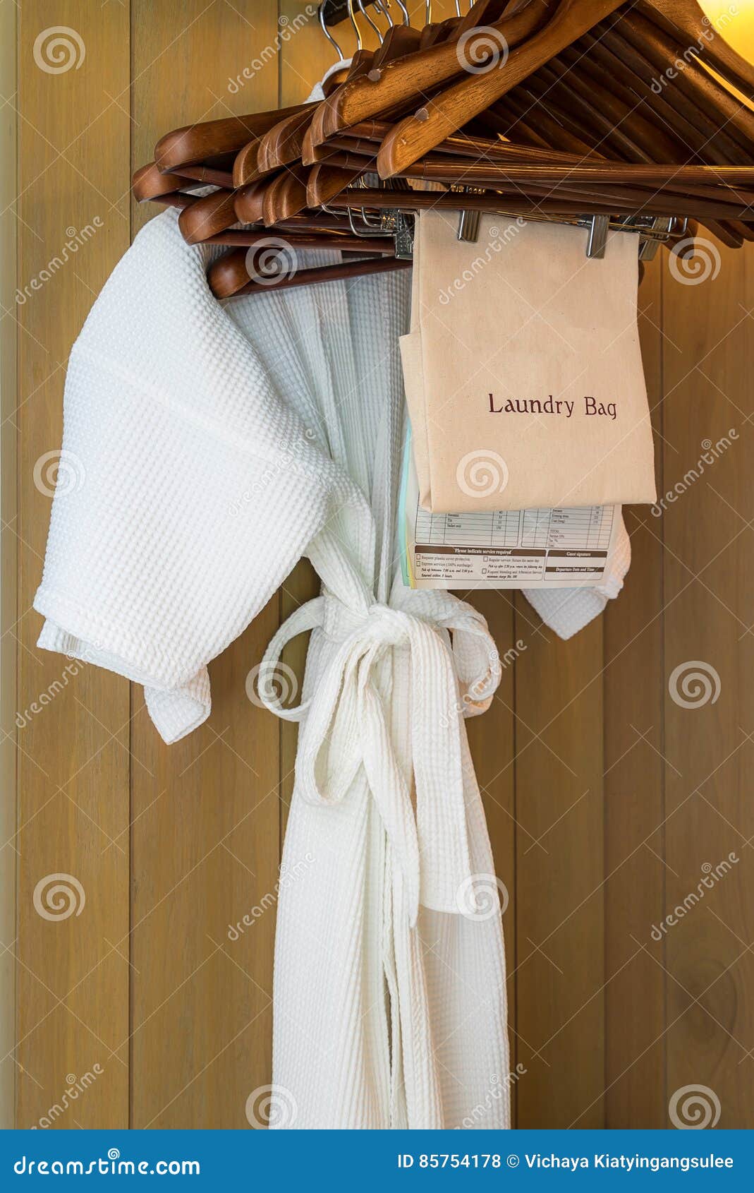White bathrobe stock photo. Image of hanging, household 85754178