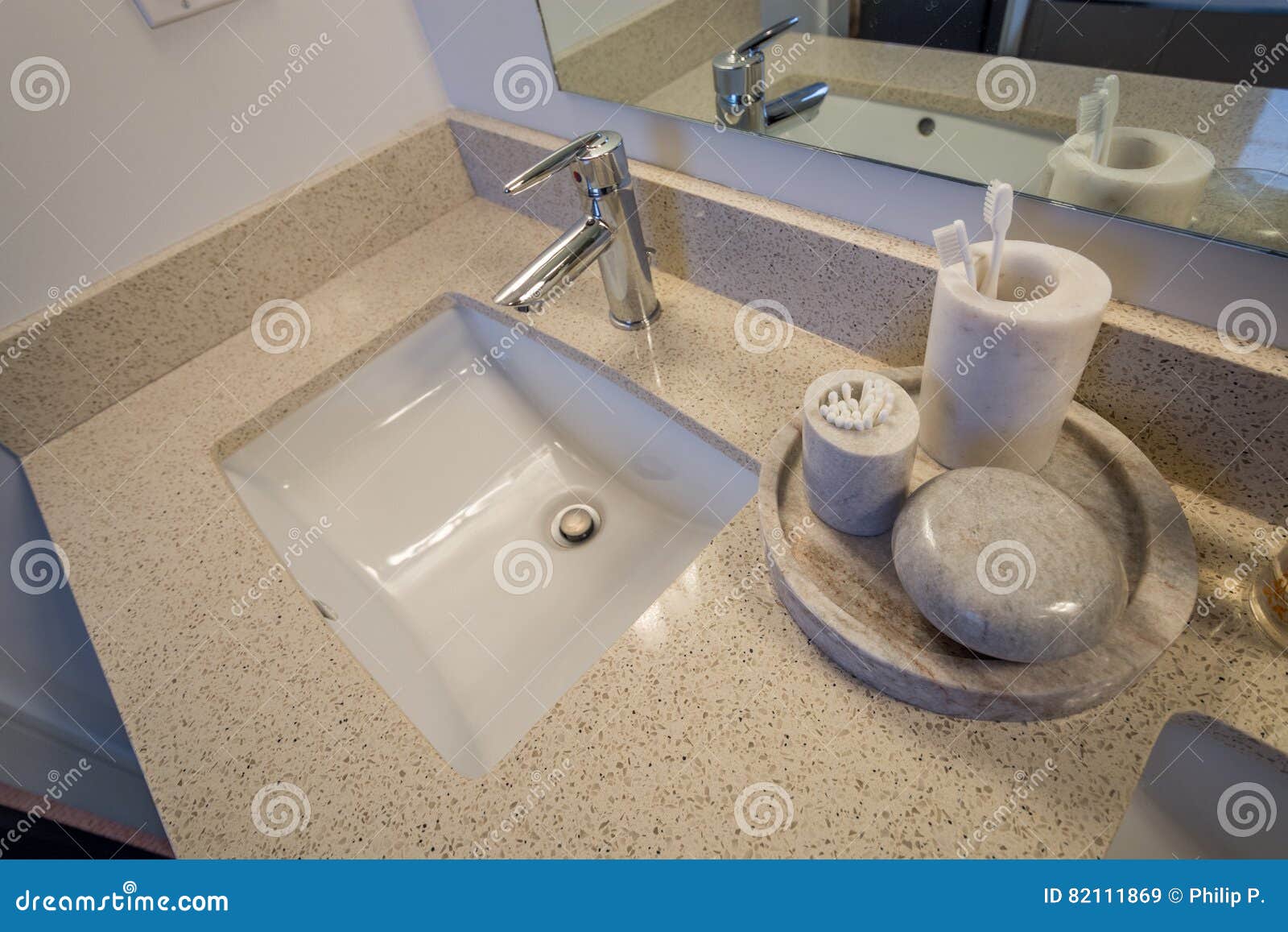 White Bathroom Sink Stock Image Image Of Luxury Potted