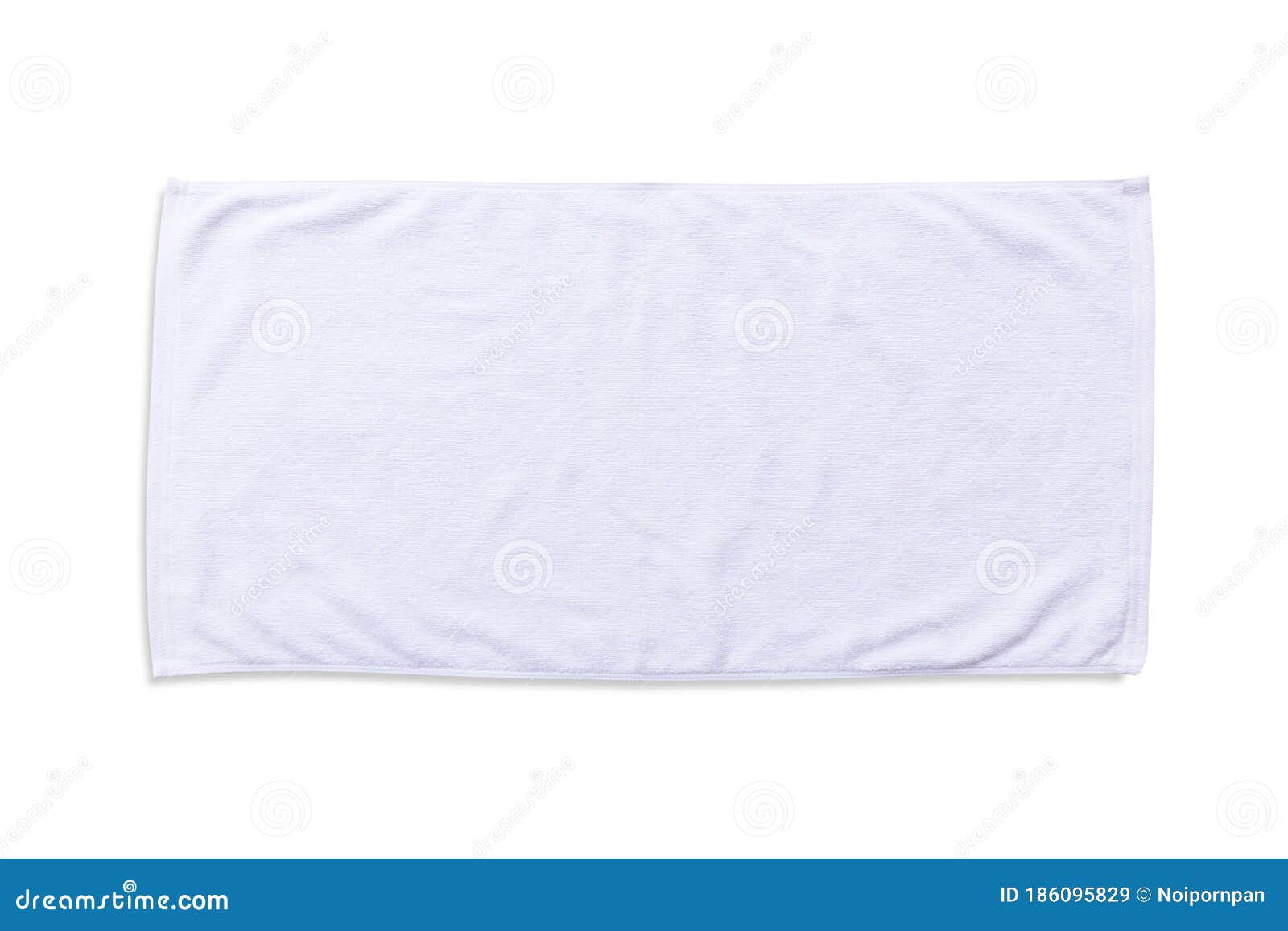 Download White Beach Towel Mock Up Isolated With Clipping Path On White Background Flat Lay Top View Stock Image Image Of Hotel Bathroom 186095829