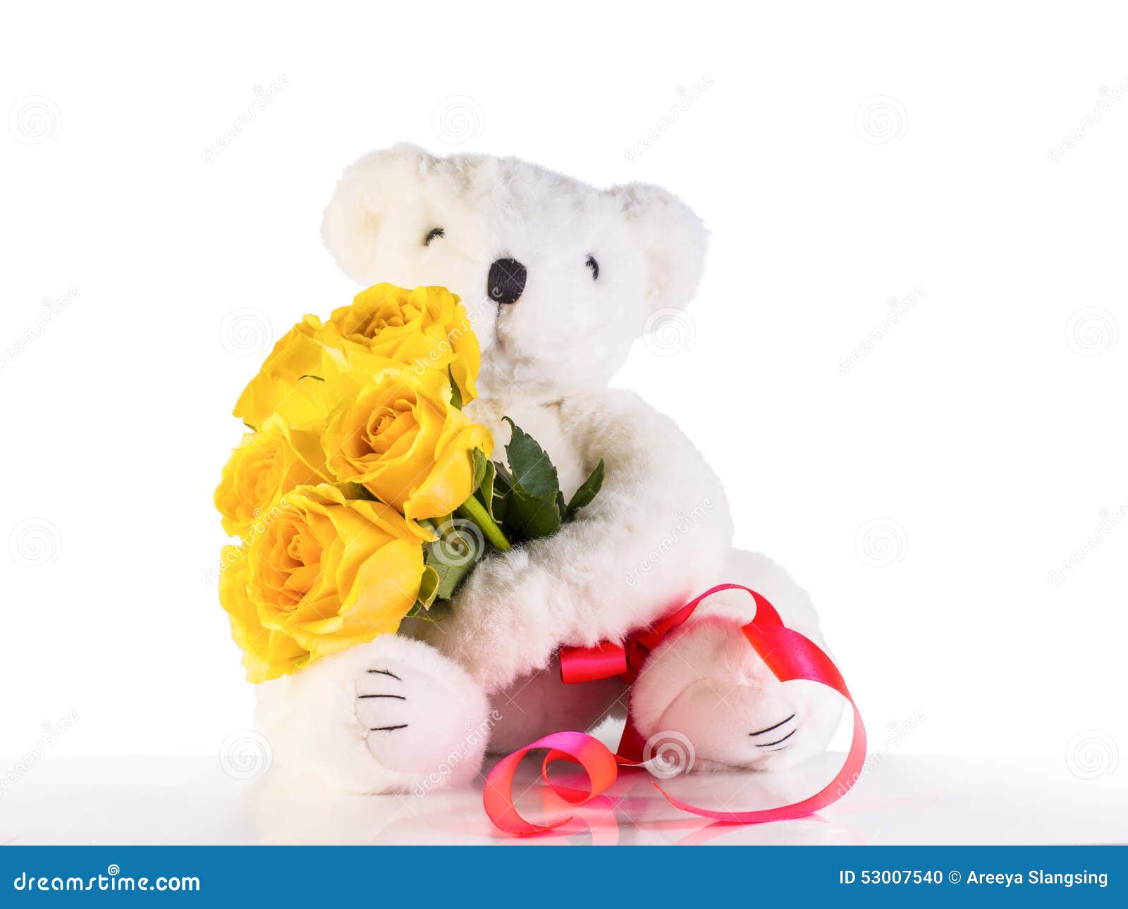 yellow rose teddy
