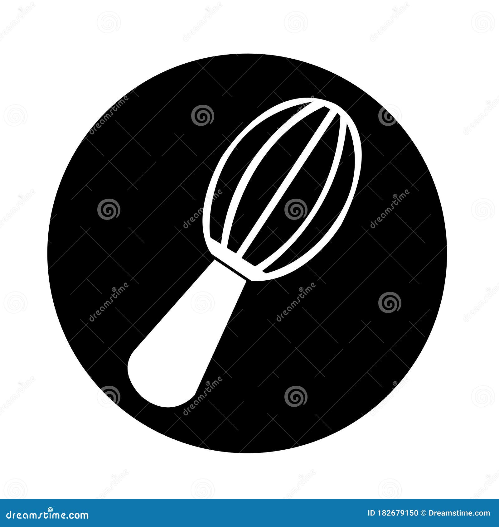 White Beater on Black Background Stock Illustration Illustration of