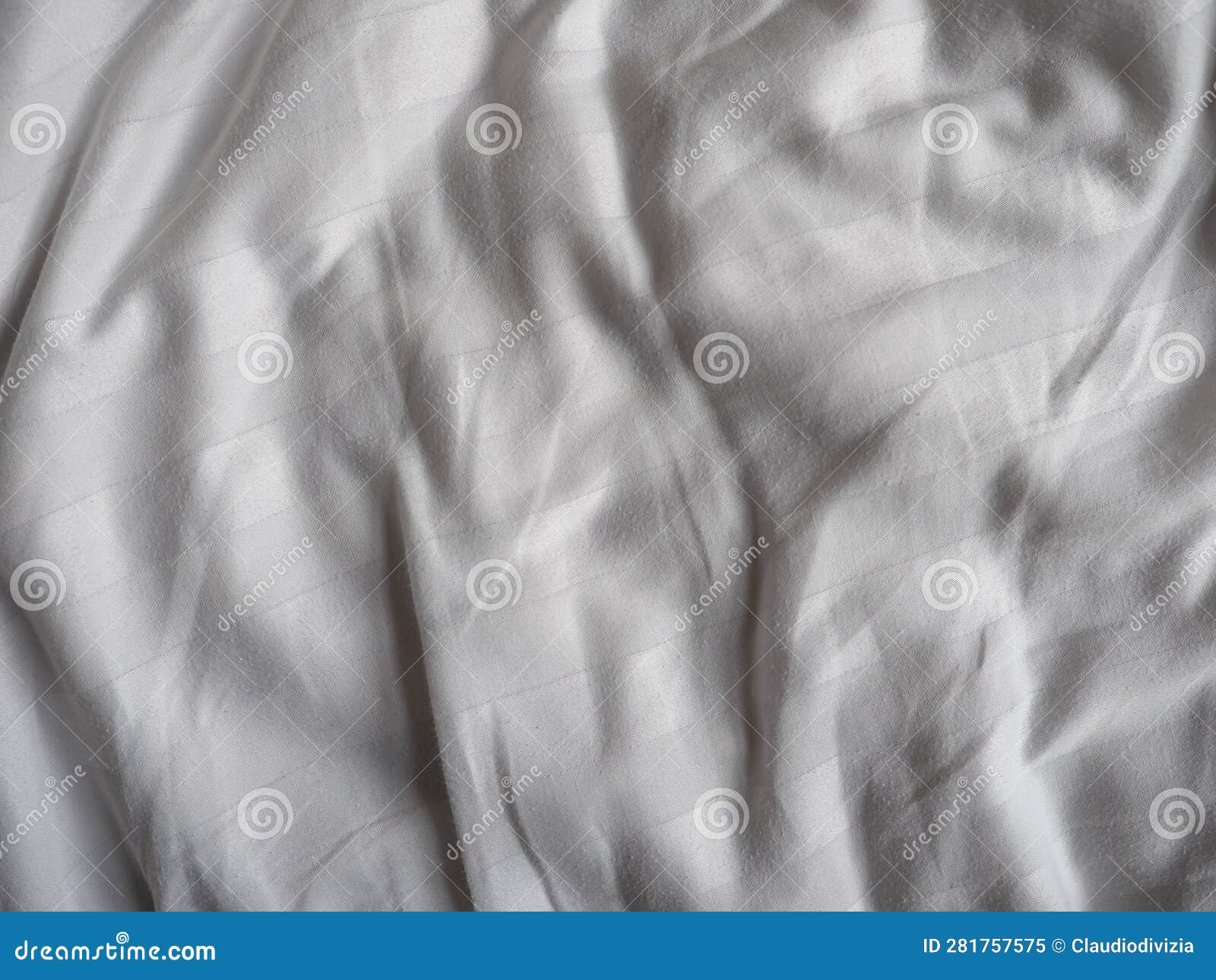 White Bed Sheet Cotton Fabric Texture Background Stock Image Image of