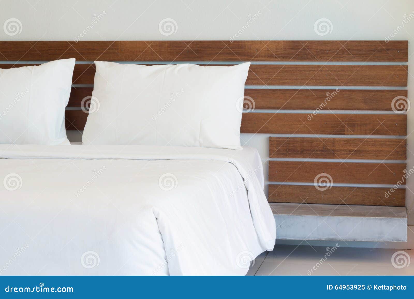 White bedclothes stock image. Image of decor, interior 64953925