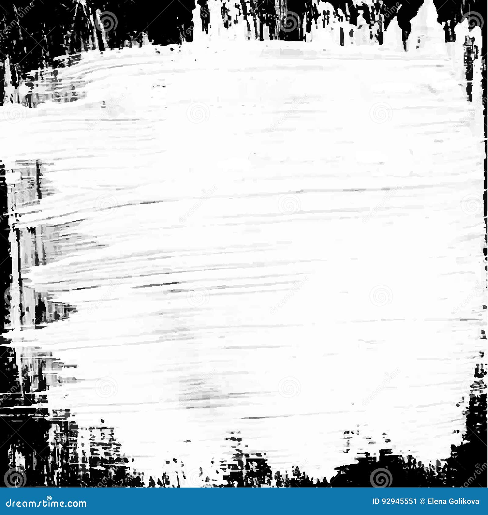 White Black Painted Vector Background Stock Vector Illustration of