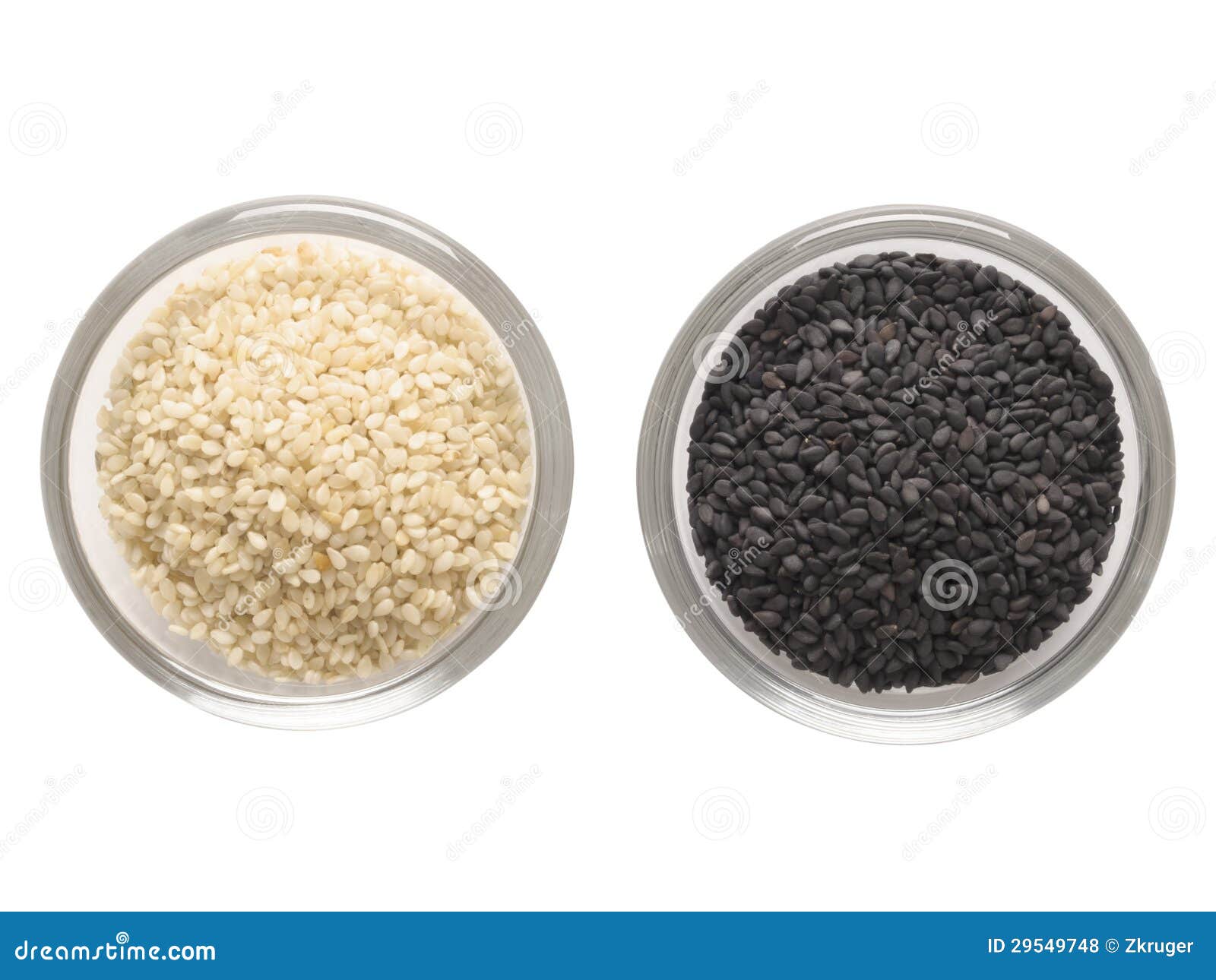 White and Black Sesame Seeds Stock Photo Image of closeup, asian 29549748